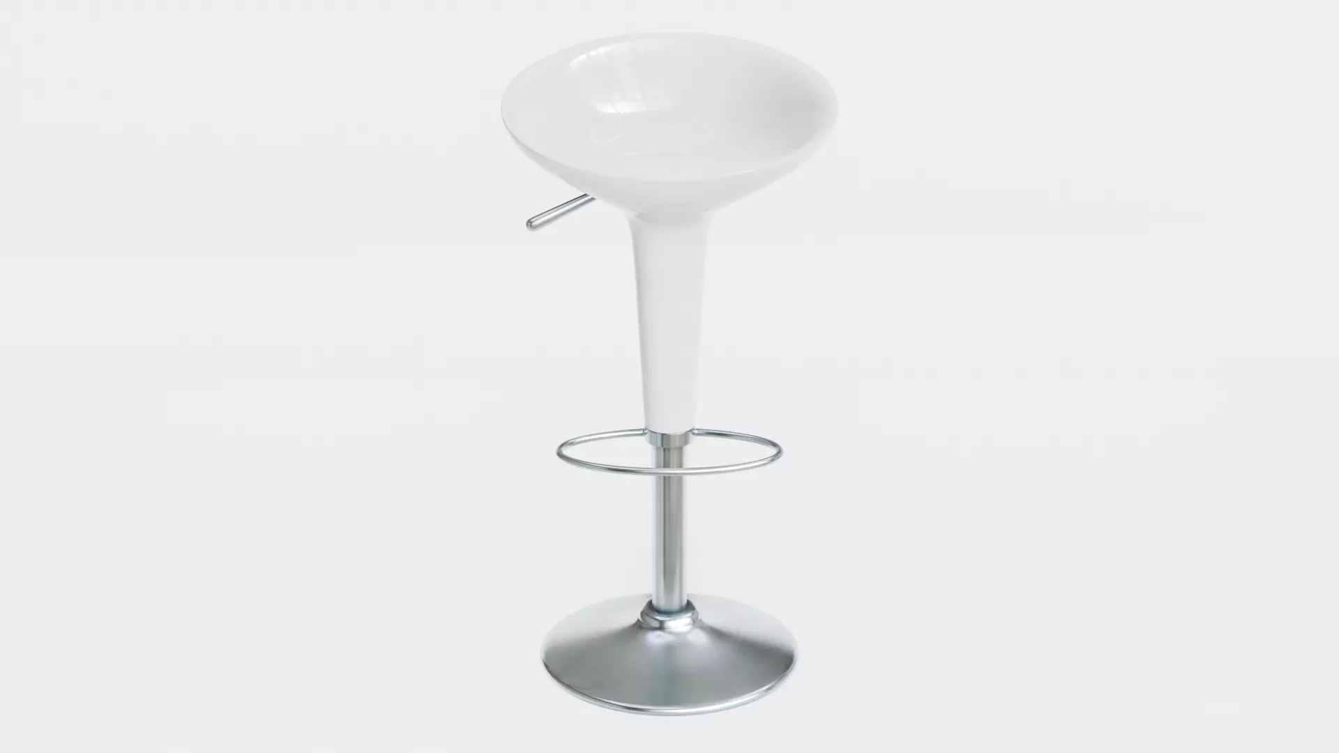 Bombo Stool 01 Low-poly 3D model_0