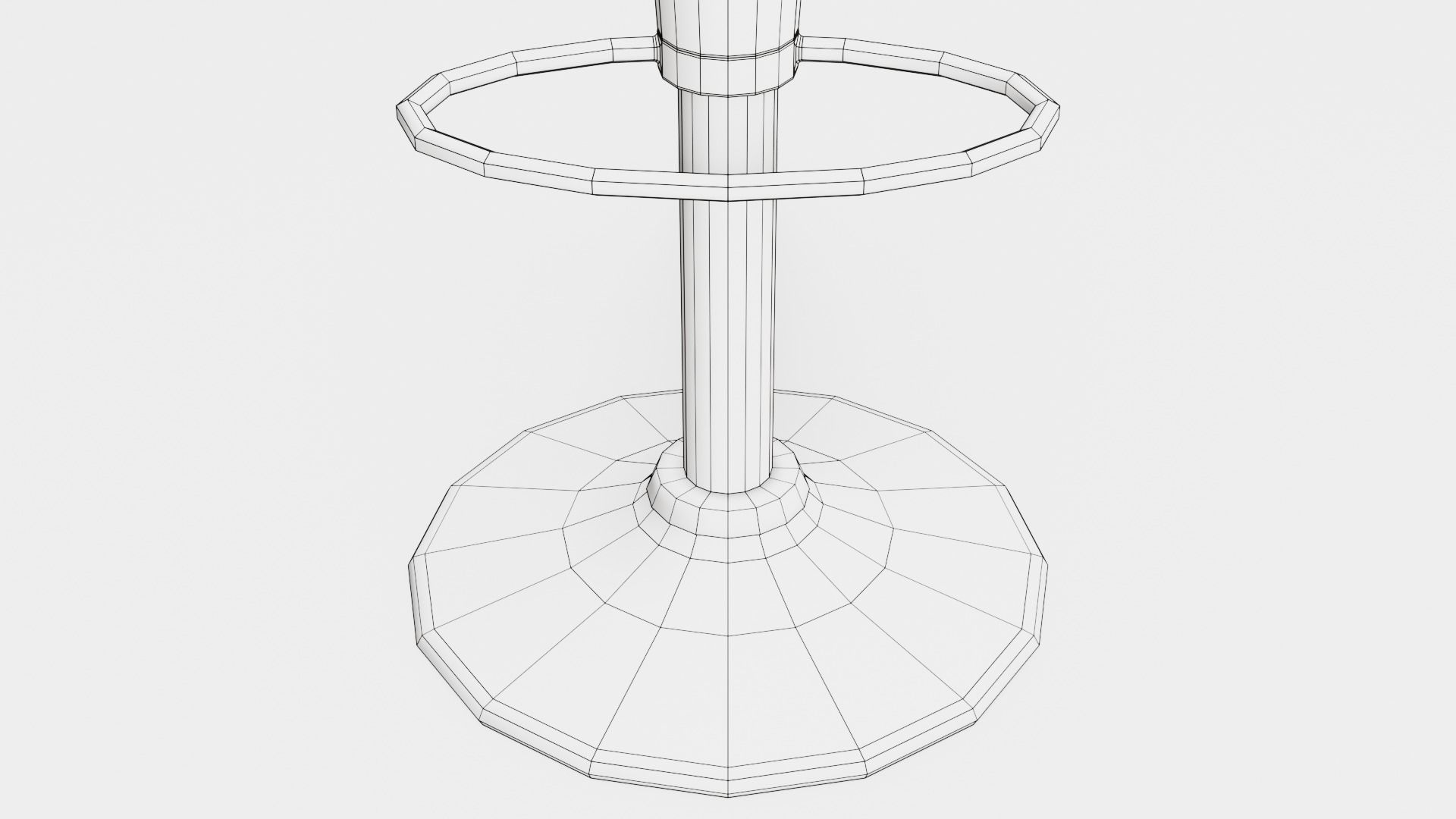 Bombo Stool 01 Low-poly 3D model_14