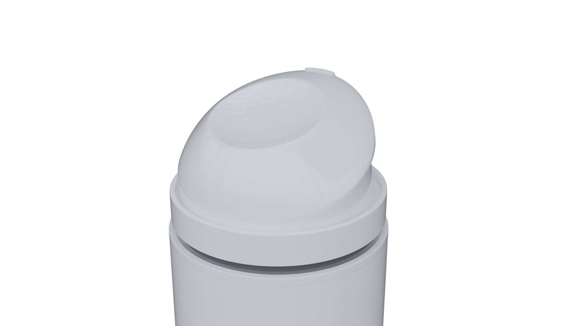 Cosmetic cream airless bottle 3D model_3