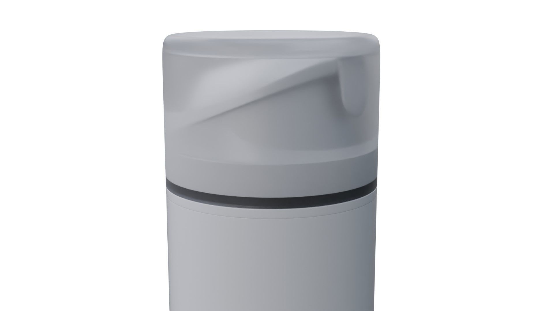 Cosmetic cream airless bottle 3D model_2