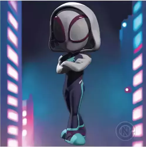 GWEN STACY GHOST SPIDER - SPIDEY AND HIS AMAZING FRIENDS