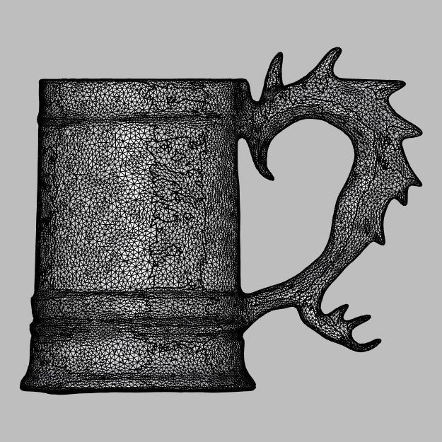 Dragon Inspired Fantasy Tankard 3D model_14
