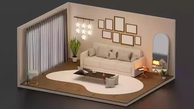 Living room interior design