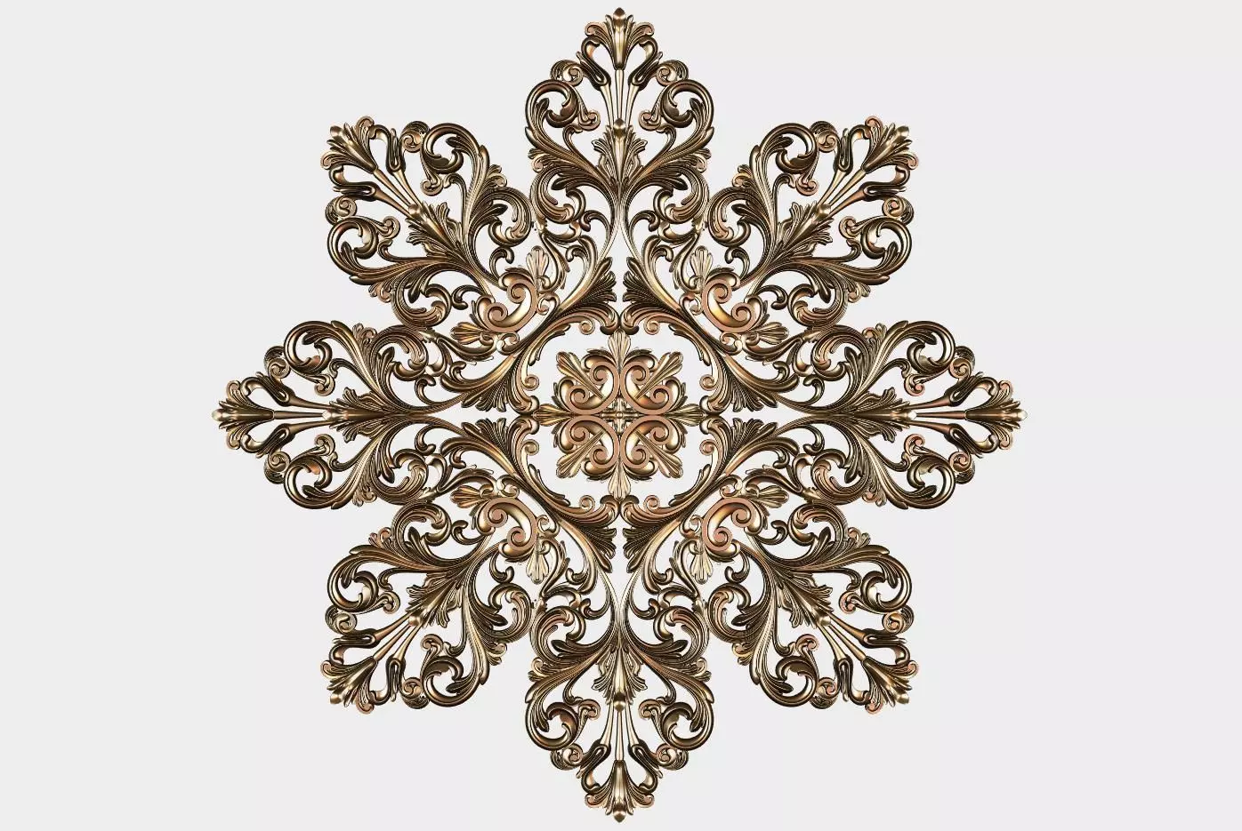 Carved decor for cnc 49 3D model_0