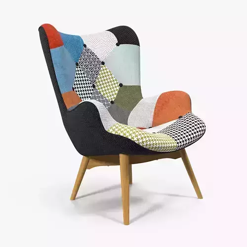 Grant Featherston Lounge Chair Patchwork
