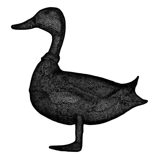 Realistic Mallard Duck - High-Resolution Textured Low-poly 3D model_14