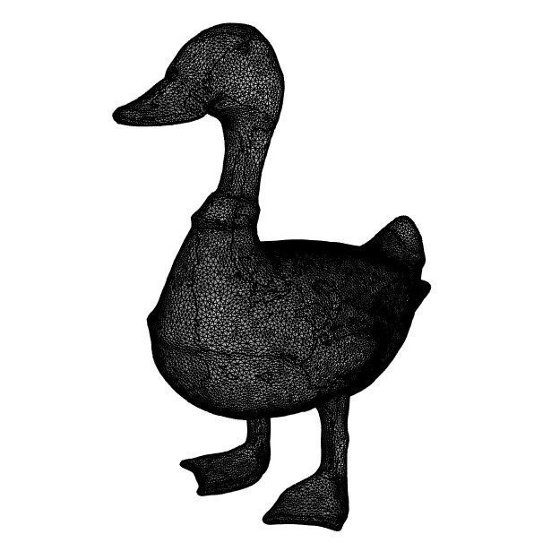 Realistic Mallard Duck - High-Resolution Textured Low-poly 3D model_2