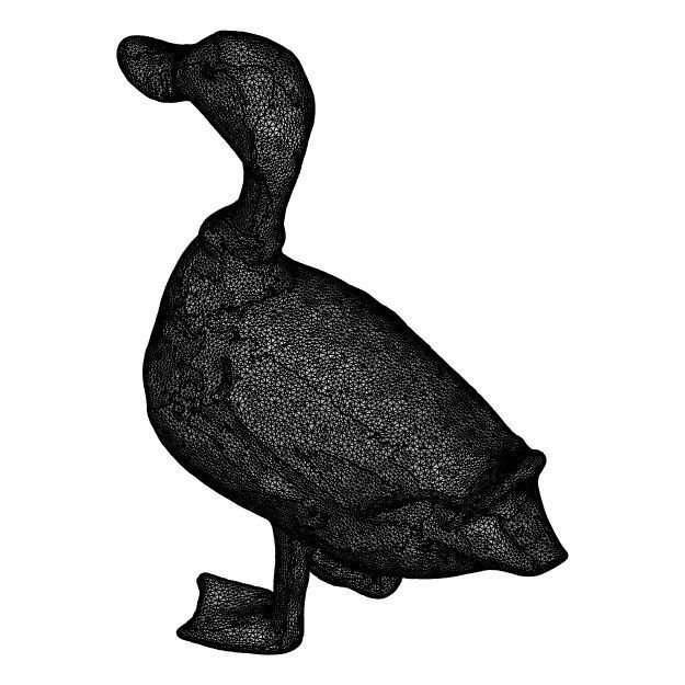 Realistic Mallard Duck - High-Resolution Textured Low-poly 3D model_8