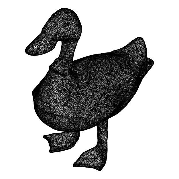 Realistic Mallard Duck - High-Resolution Textured Low-poly 3D model_10