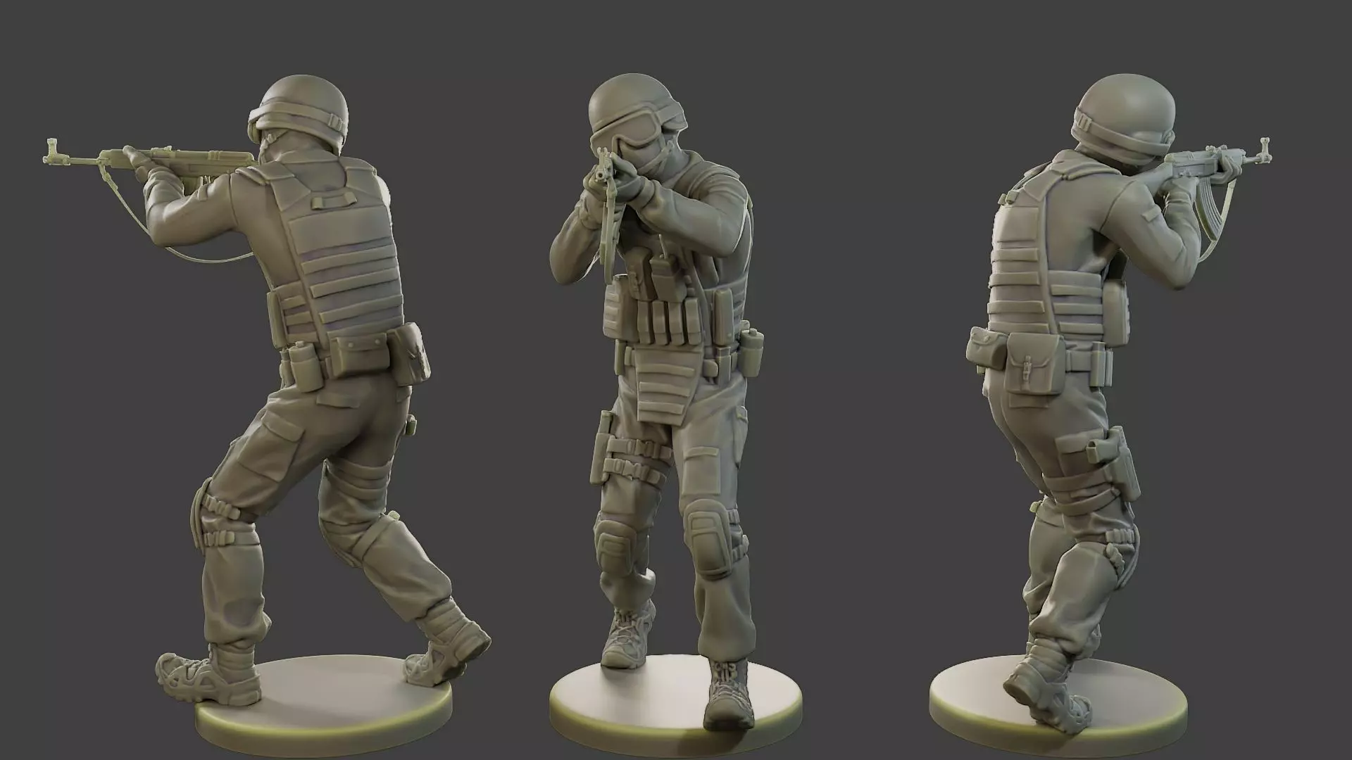 CzechSlovak Police Tactical Unit CPTU1 008 3D print model