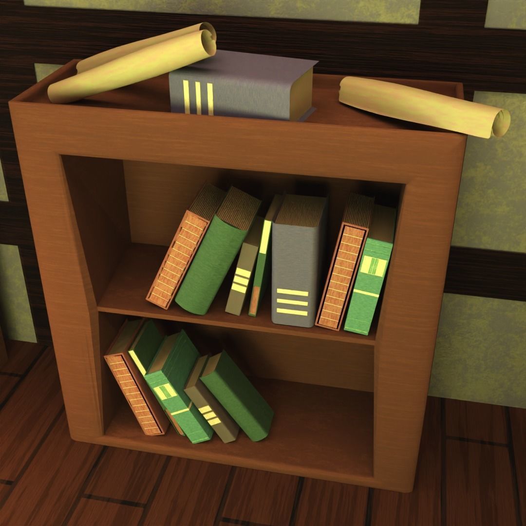 Stylized Room Free 3D model_2
