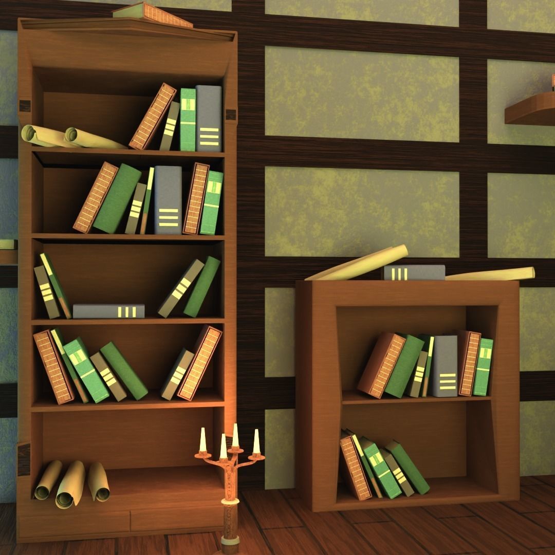 Stylized Room Free 3D model_3