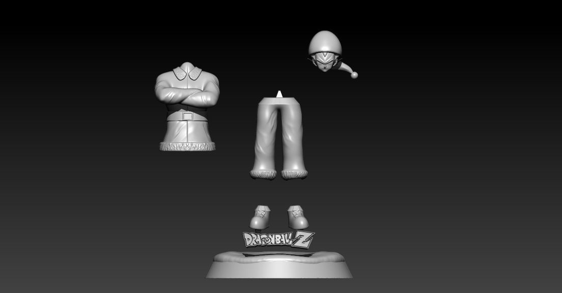 VEGETA SANTA CLAUS - NOEL - DRAGON BALL - 3D PRINT 3D print model_5