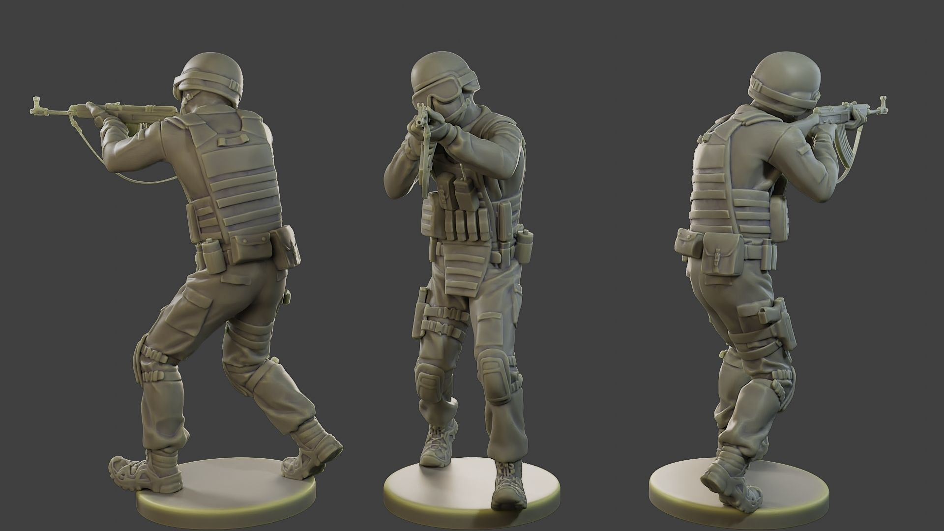 CzechSlovak Police Tactical Unit CPTU1 Pack1 3D Model Collection_10