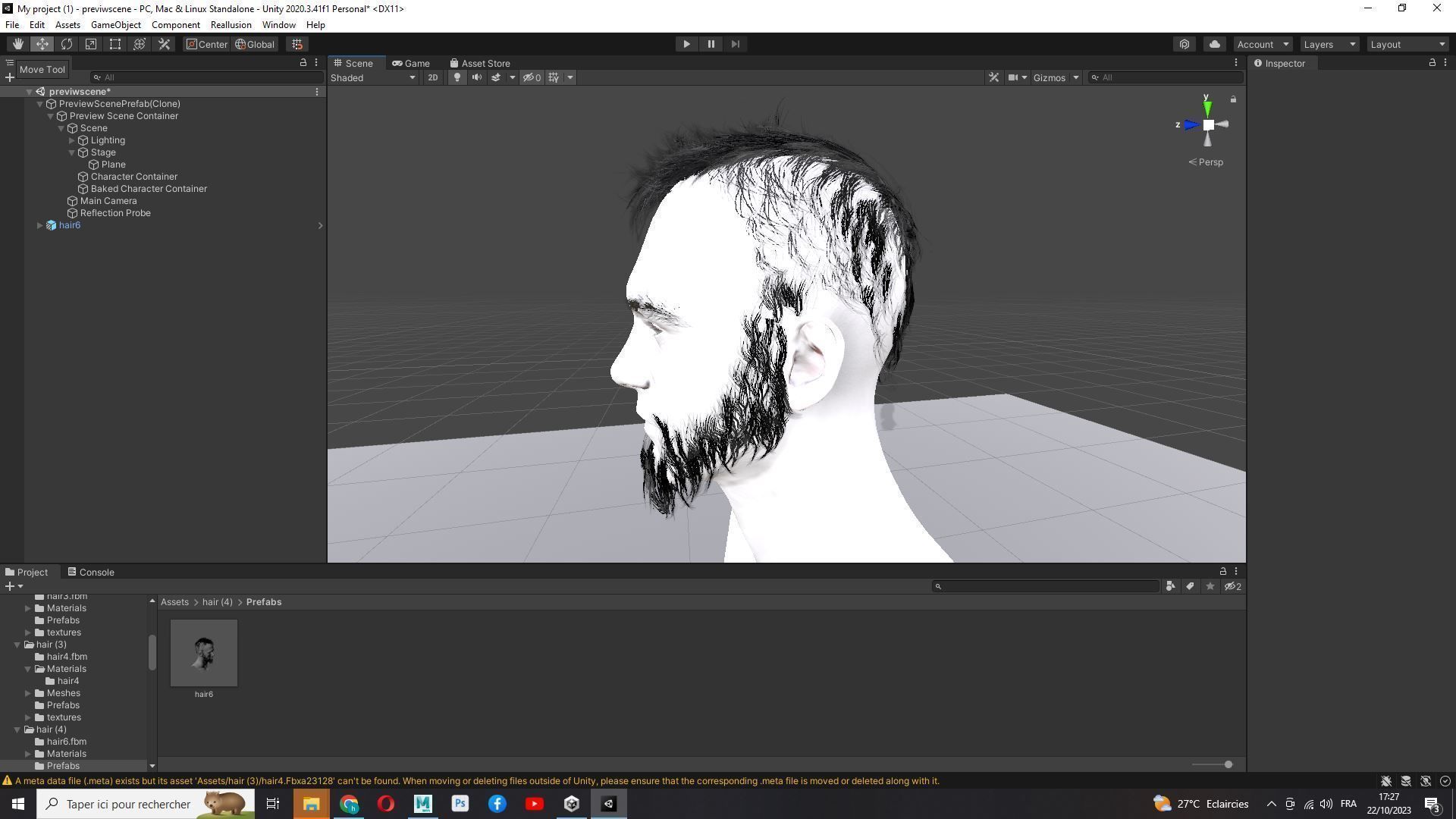 Faux Hawk Hair - Viking Style Low-poly 3D model_23