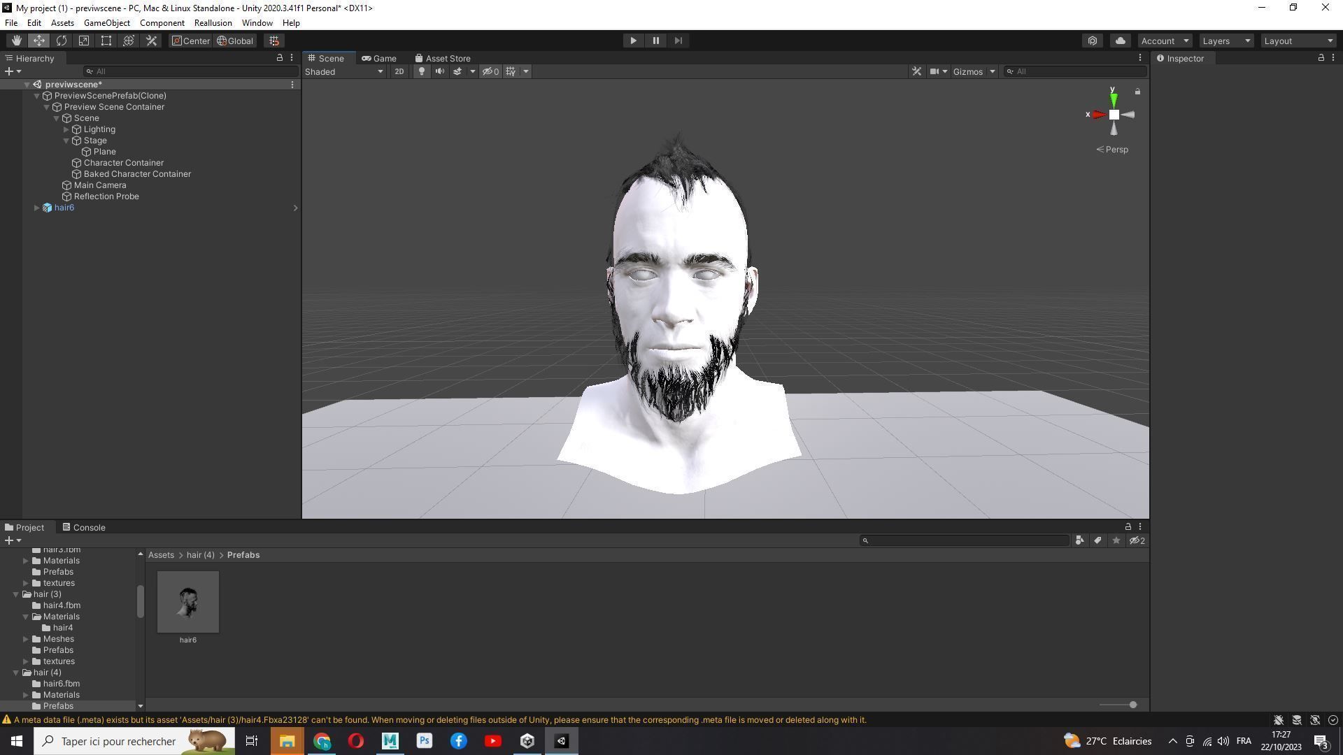 Faux Hawk Hair - Viking Style Low-poly 3D model_22