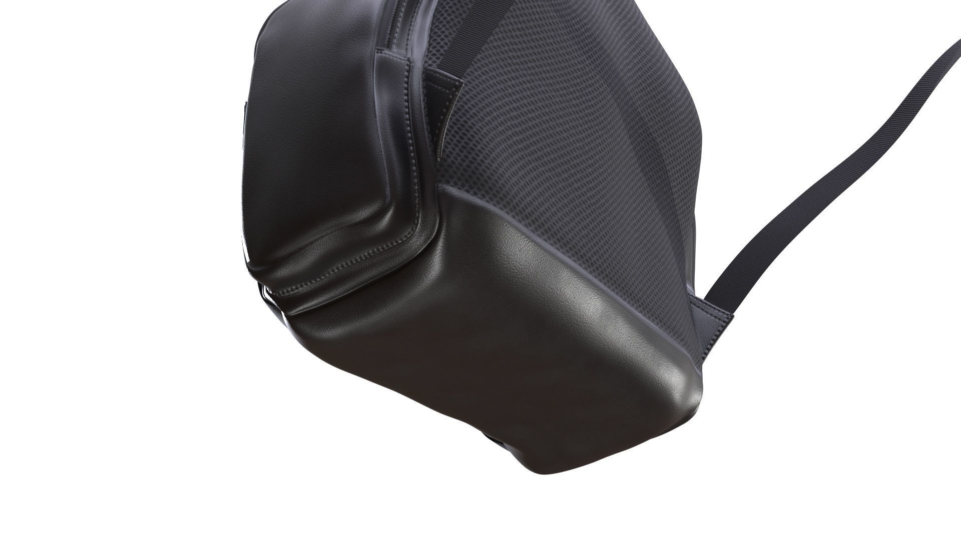 Backpack Low-poly 3D model_10