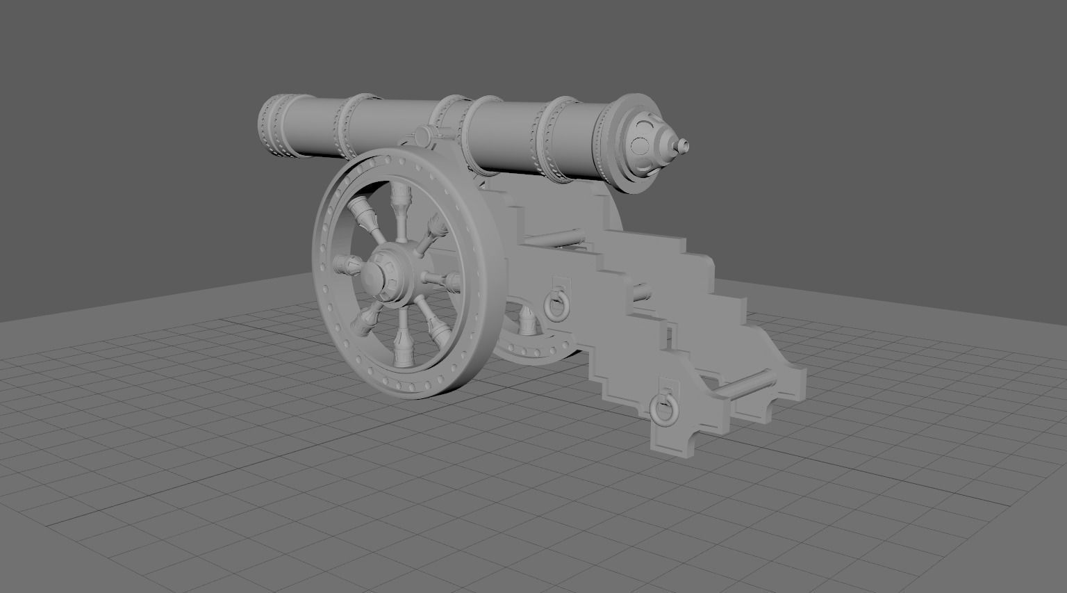 Cannon 3D 3D model_4