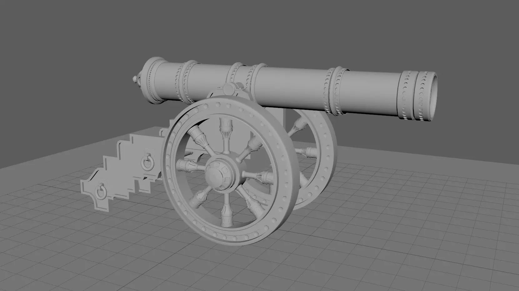 Cannon 3D 3D model_0