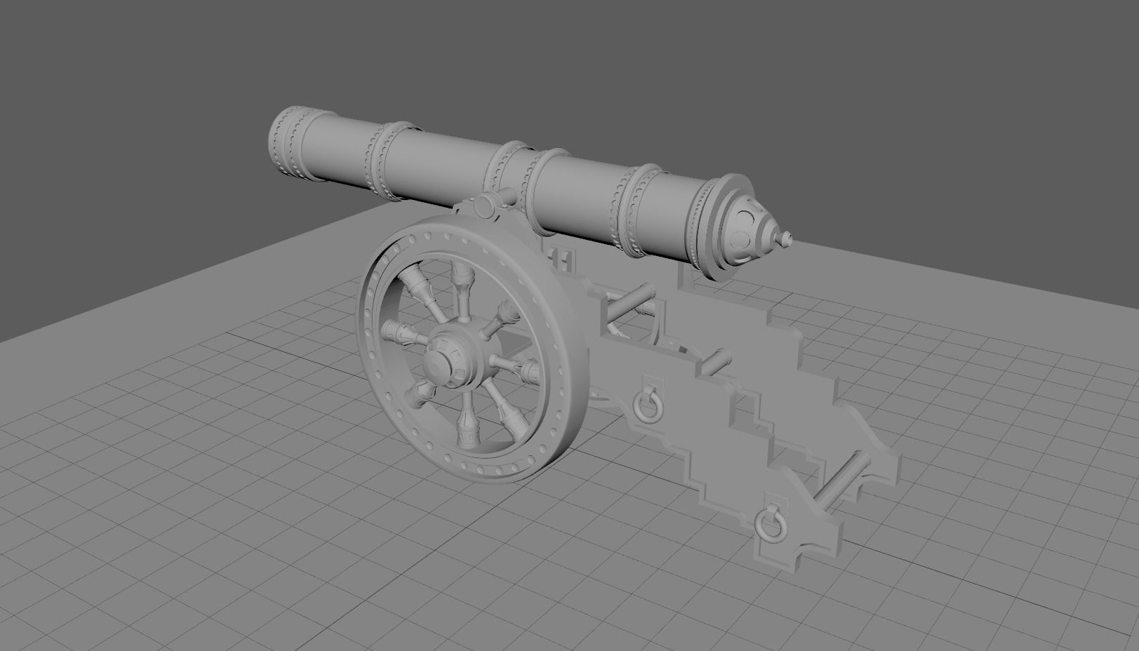 Cannon 3D 3D model_2