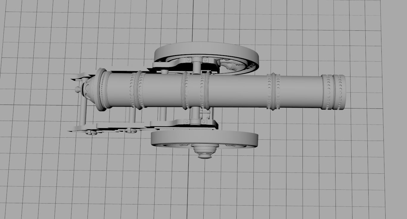 Cannon 3D 3D model_3
