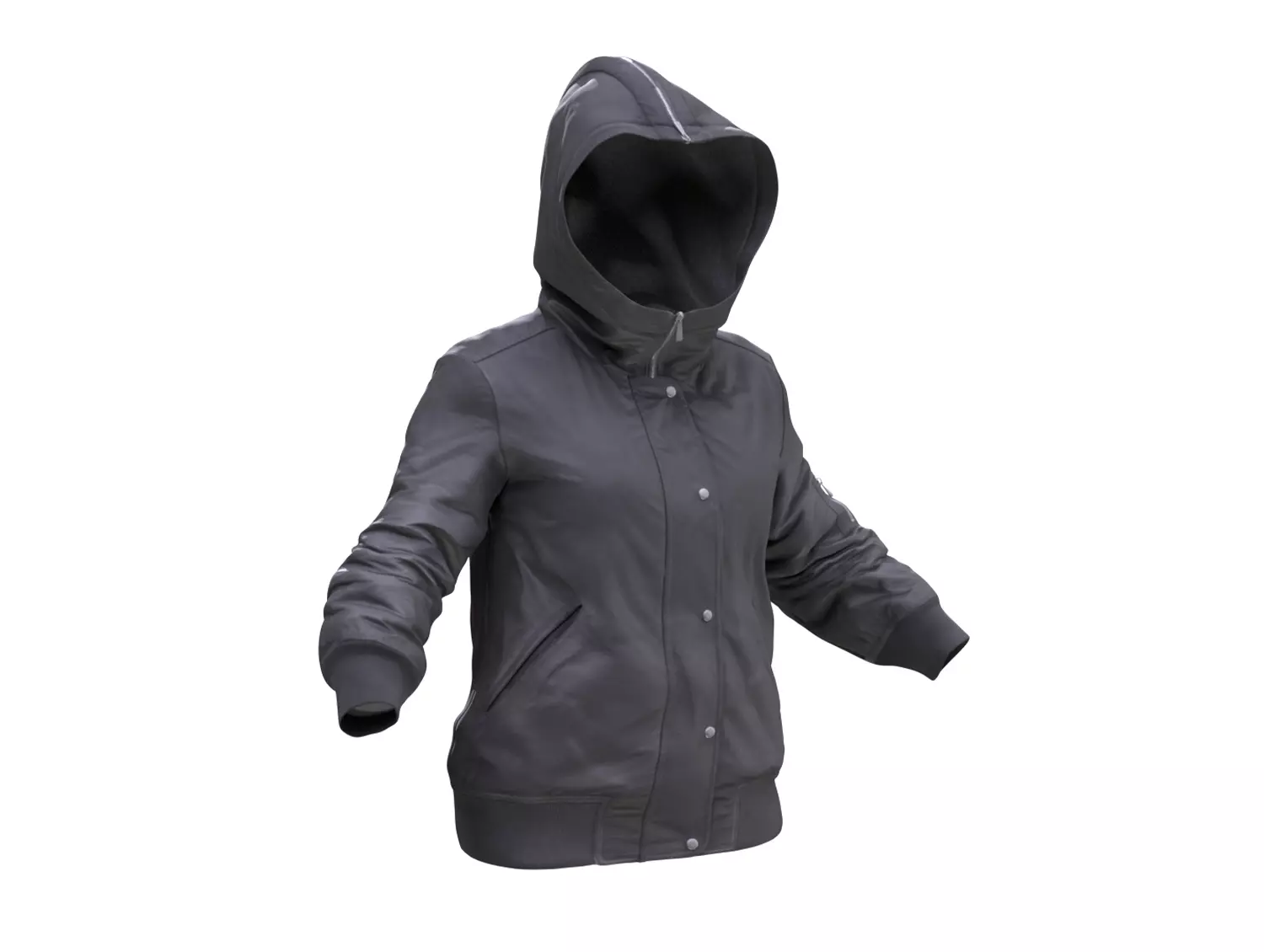 Jacket Low-poly 3D model_0