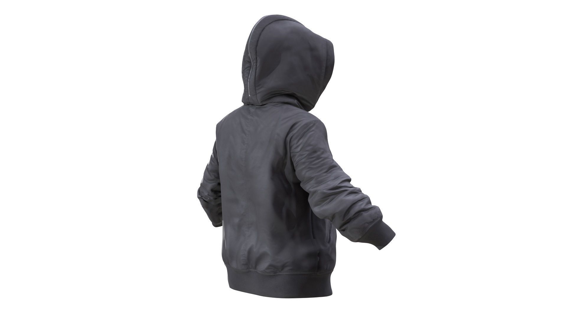 Jacket Low-poly 3D model_5
