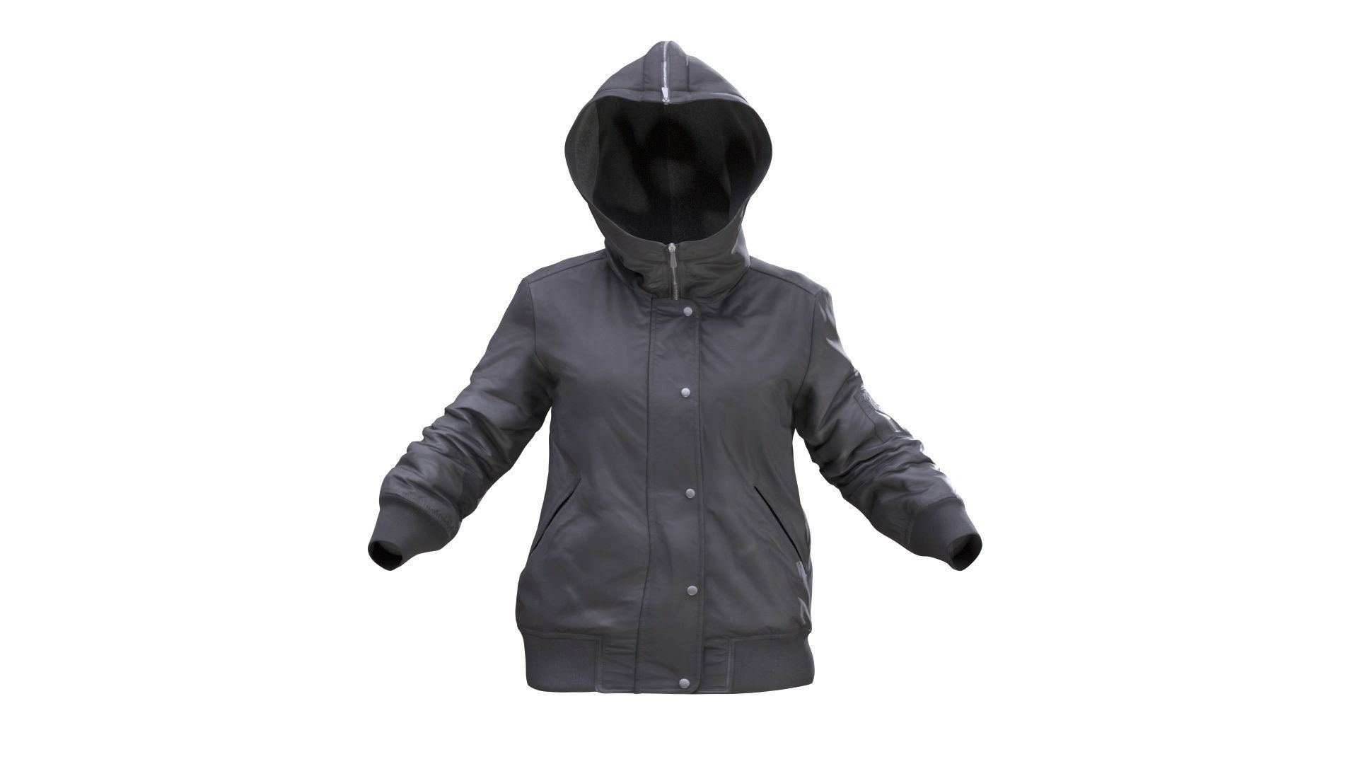 Jacket Low-poly 3D model_6