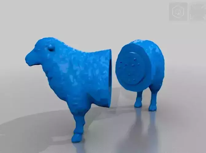 Sheep Grinder 3D Printing Artwork