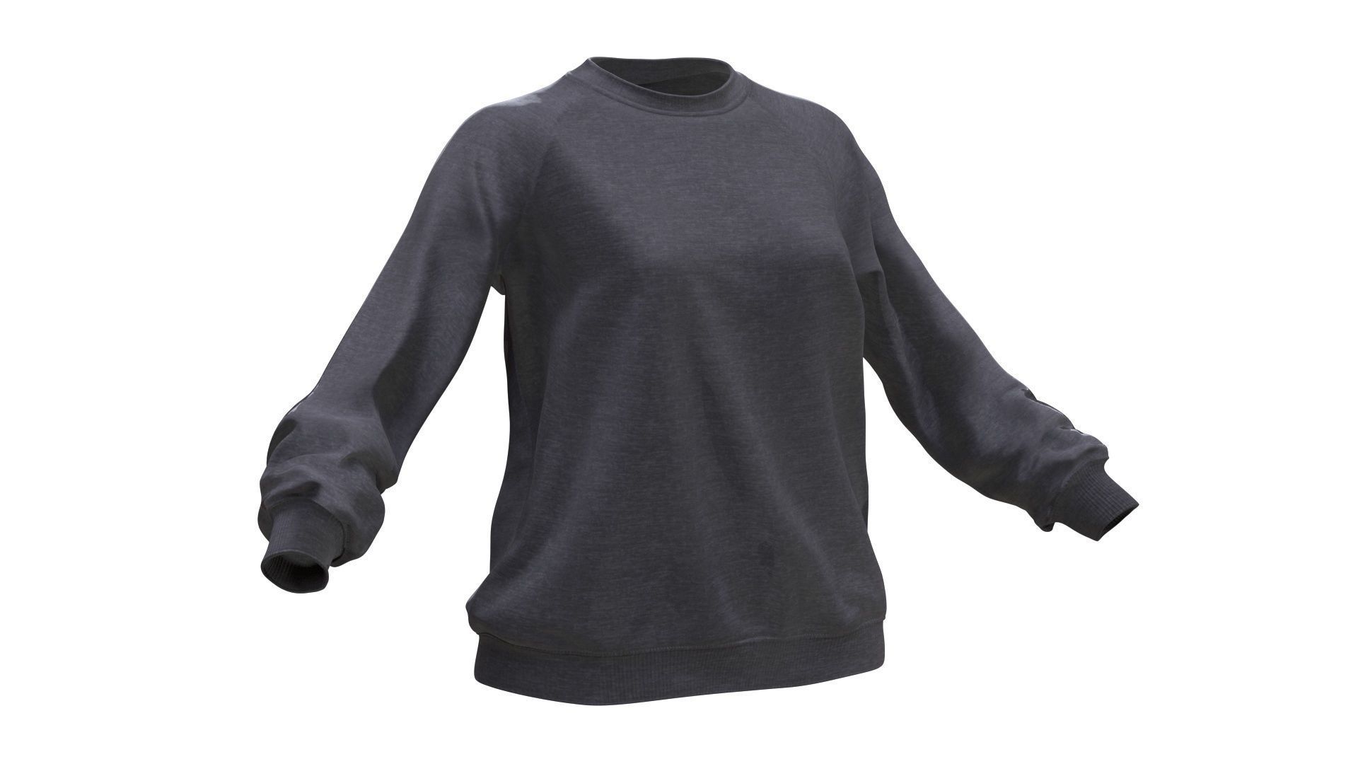 Sweater Low-poly 3D model_2