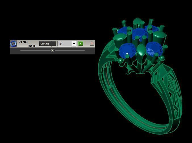 ruby ring 3D print model_14