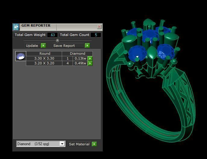 ruby ring 3D print model_15