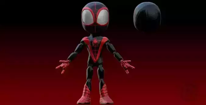 MILES MORALES ARTICULADO SPIDEY Y SUS SORPRENDENTES AMIGOS 