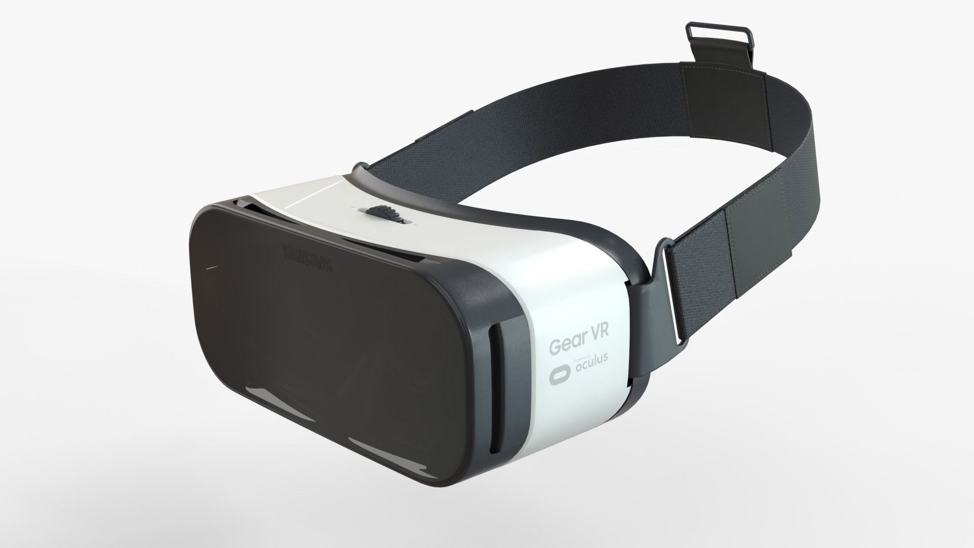 Samsung Gear VR  with Controller 3D model_2