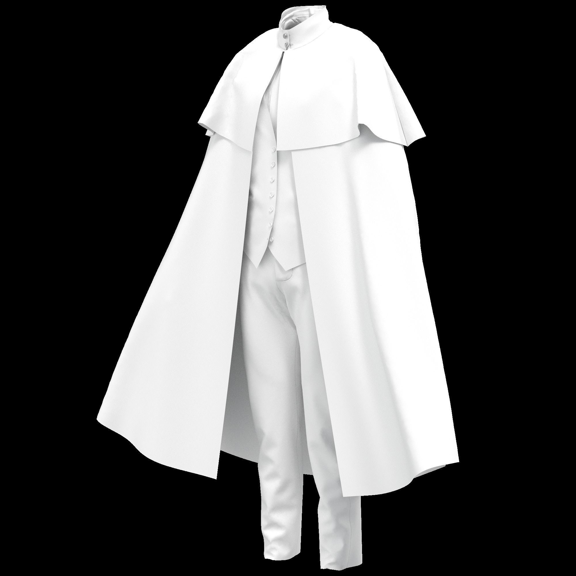 33 CAPE 3D MODELS Low-poly 3D model_12