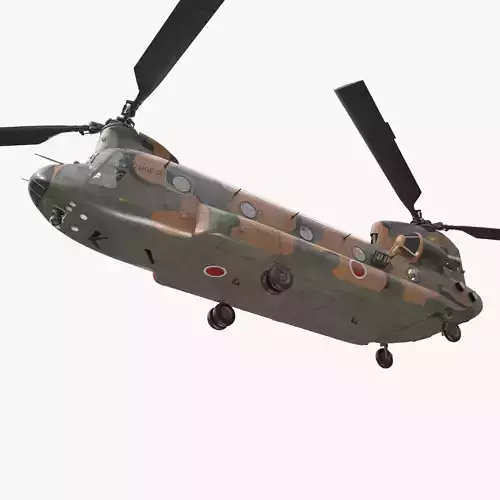 CH-47J Chinook JGSDF Basic Animation