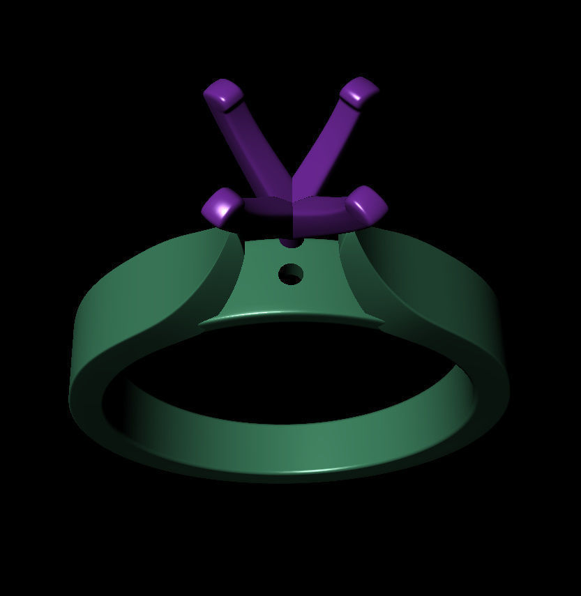 Round 0-75-CT Flat Profile Round Shank Width 2-9mm 3D print model_15