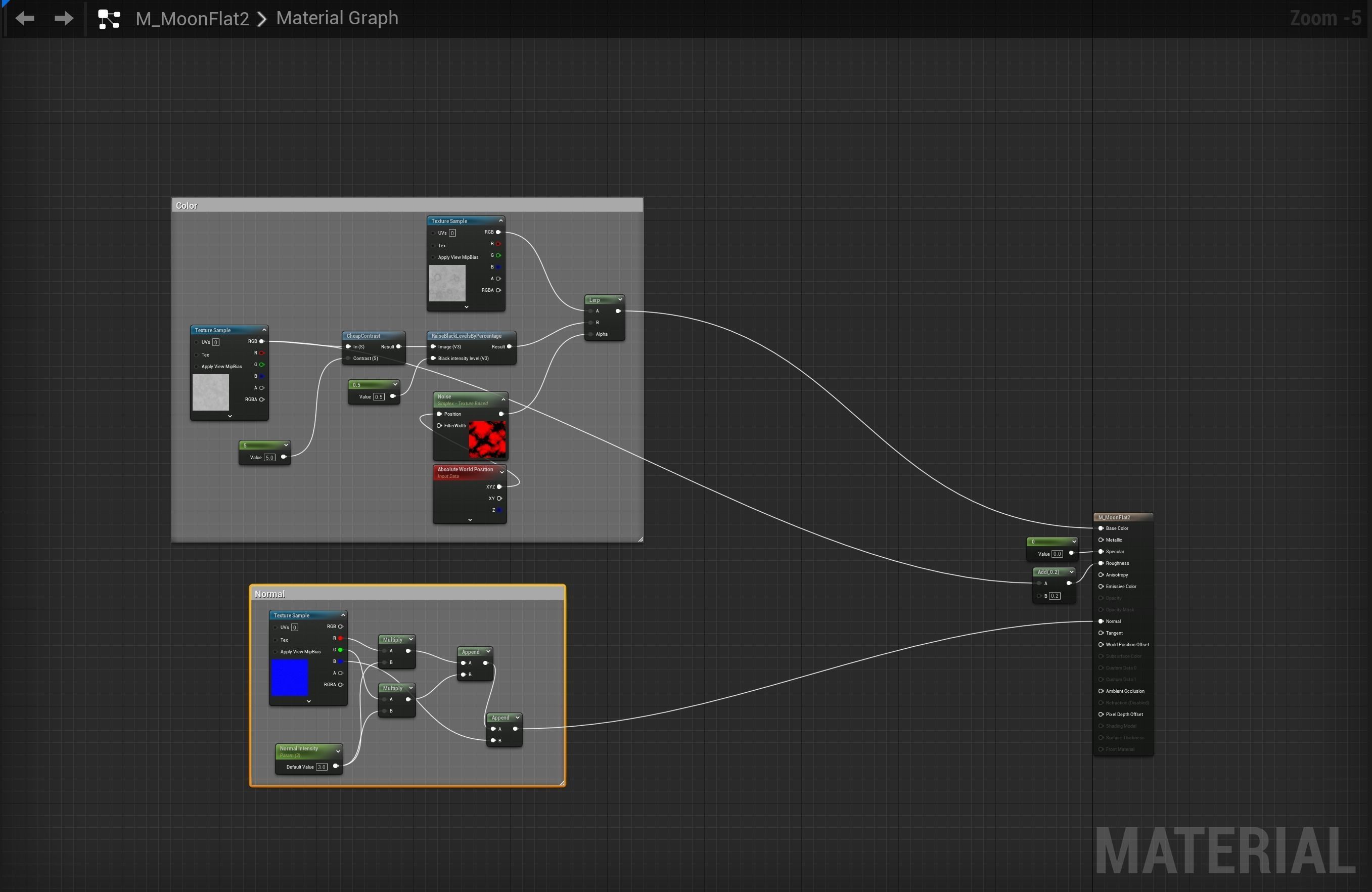 Moon Crater 3 with 8K Textures 3D model_10