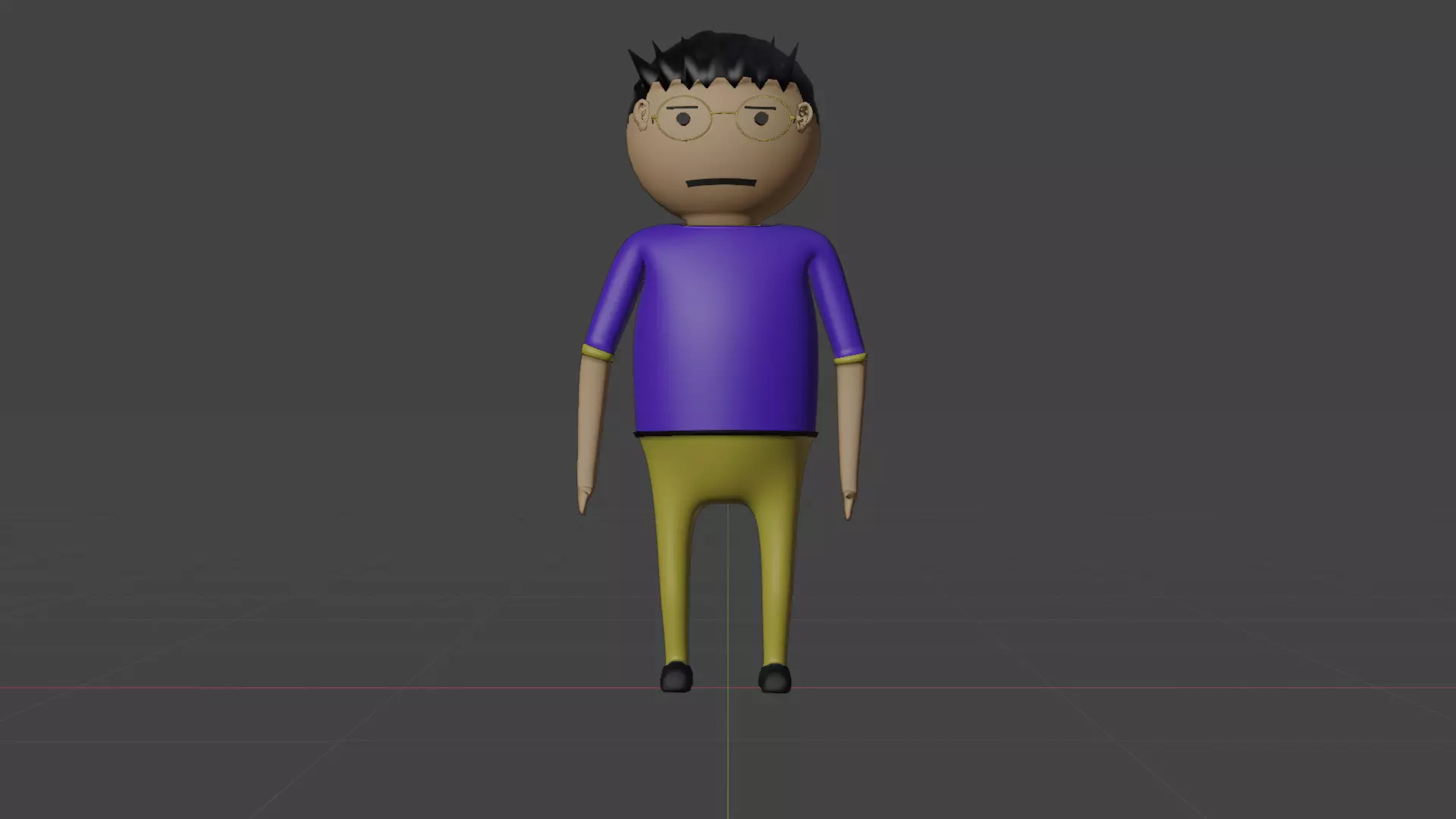 Gulli  Gulli Bulli Make Joke of Horror Character 3D model_0
