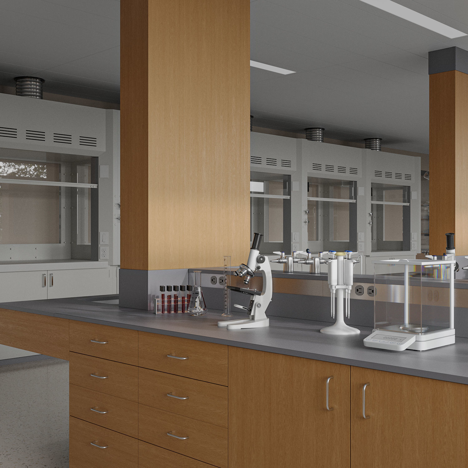 Laboratory University 3D model_4