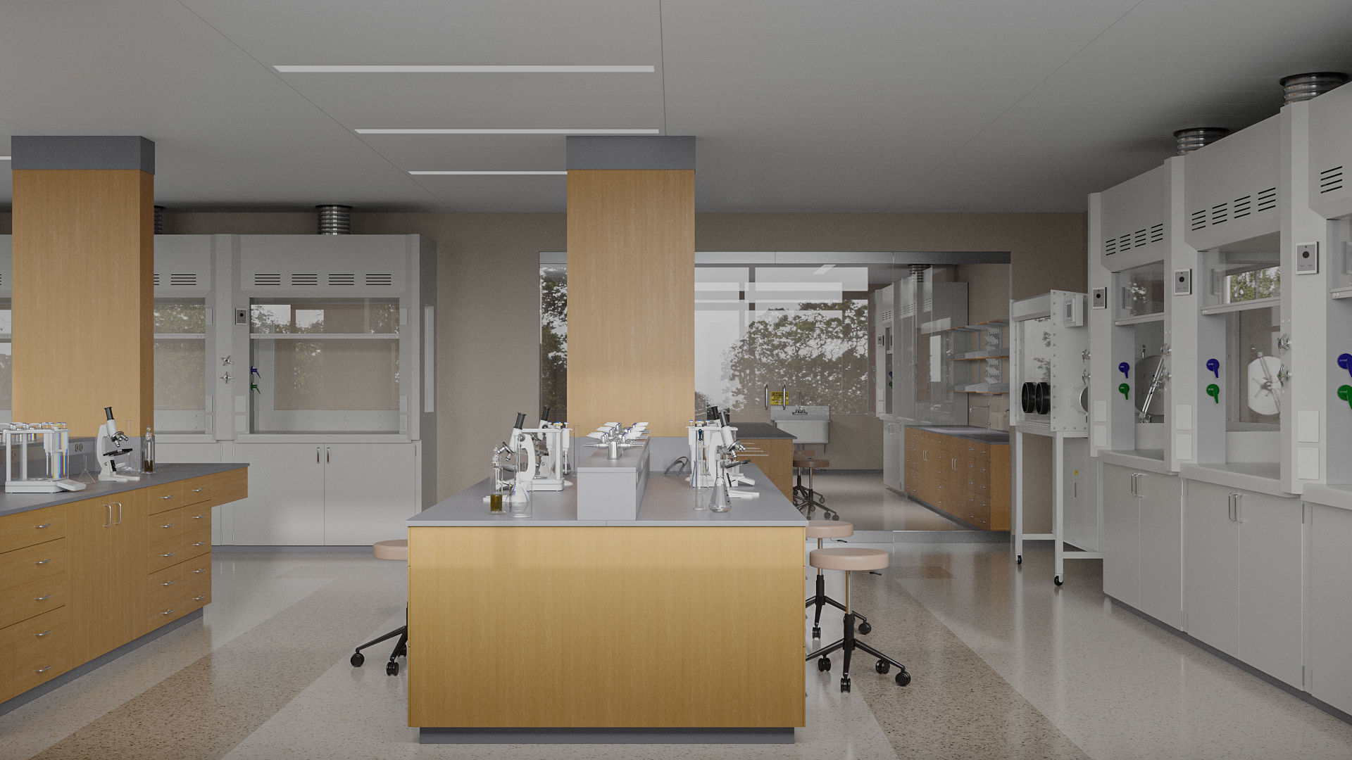 Laboratory University 3D model_6