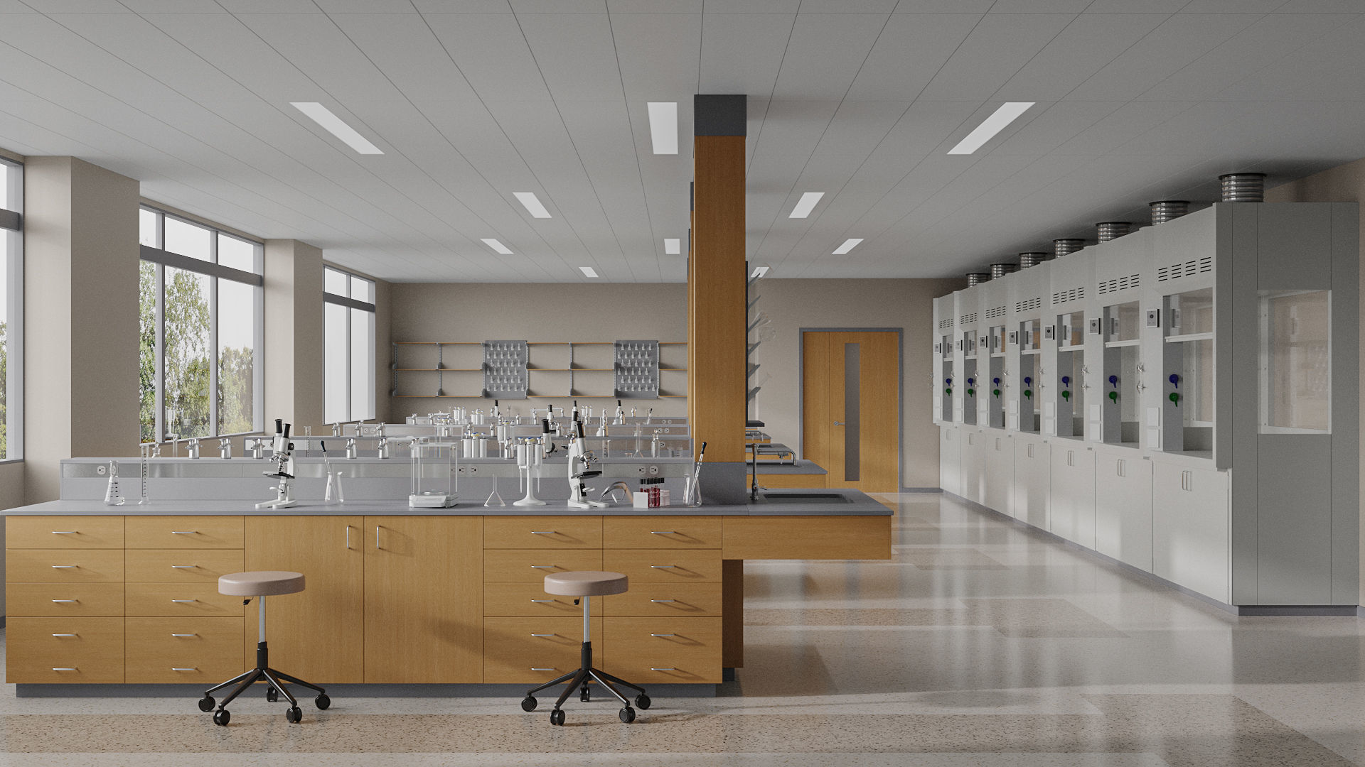 Laboratory University 3D model_1
