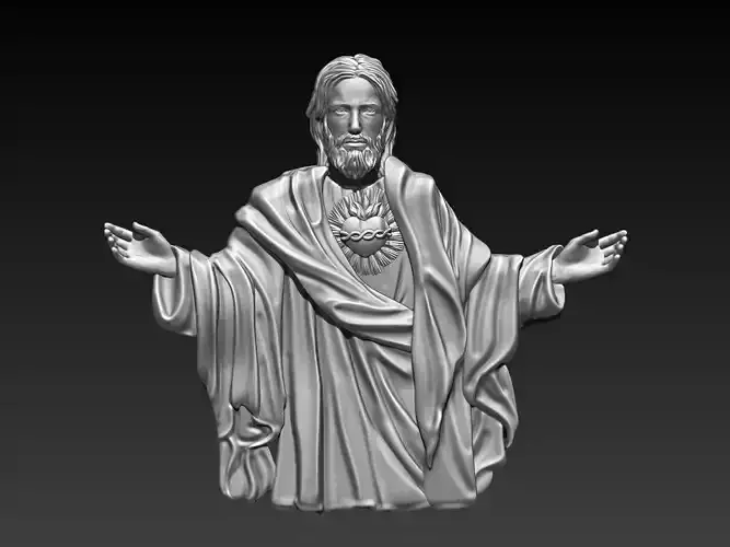 Sacred Heart of Jesus 3D print model