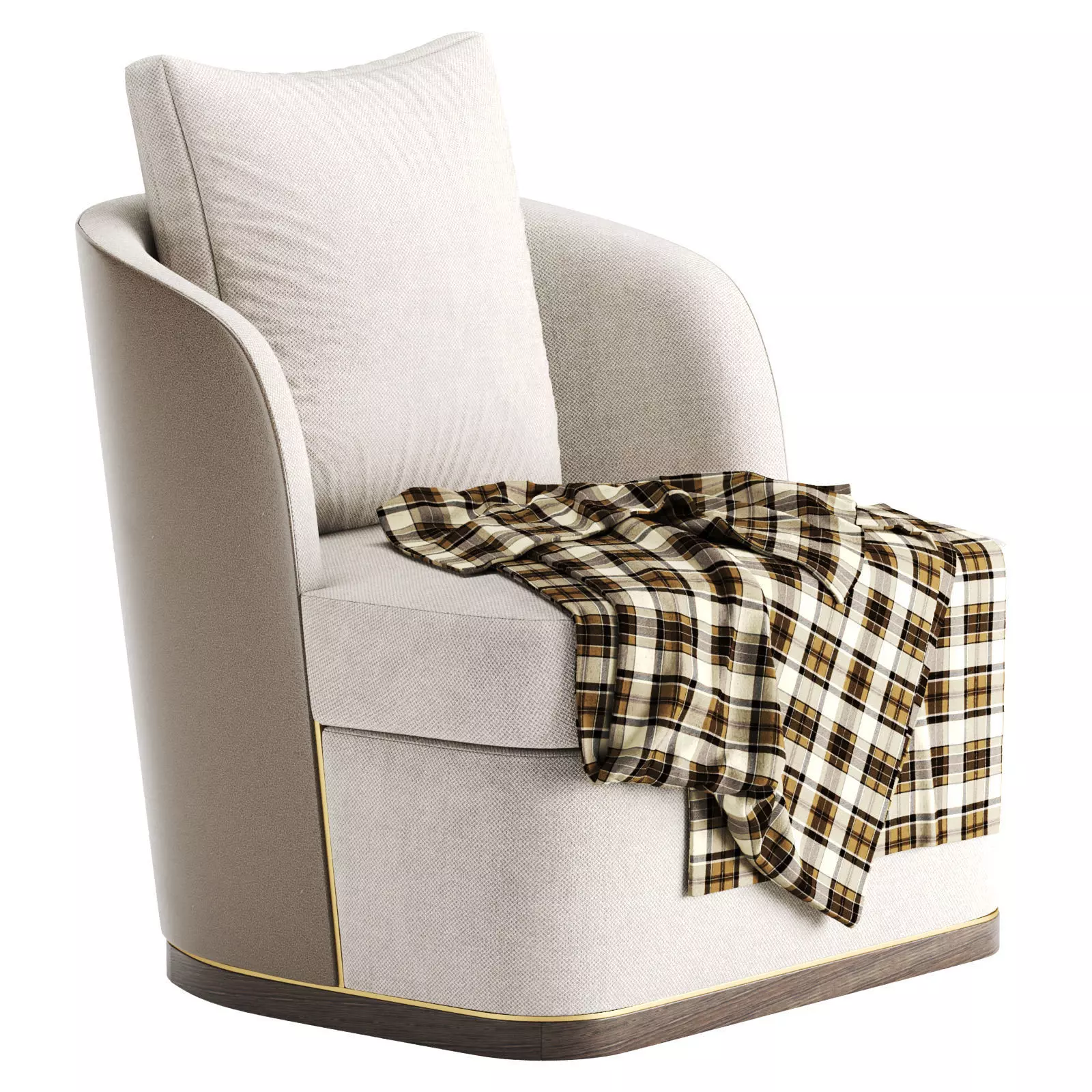 Modern Mason Occasional Chair Low-poly 3D model