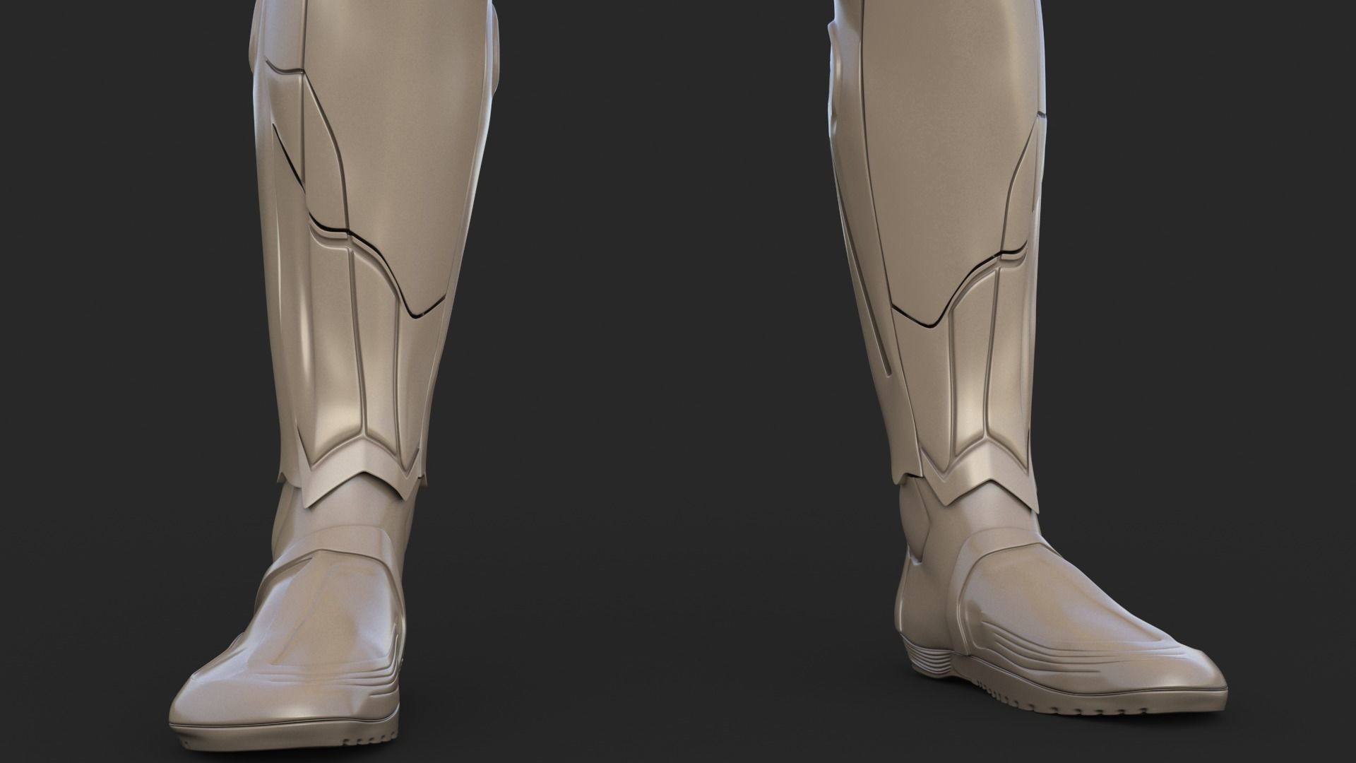 Cyborg Clay Low Poly Low-poly 3D model_17