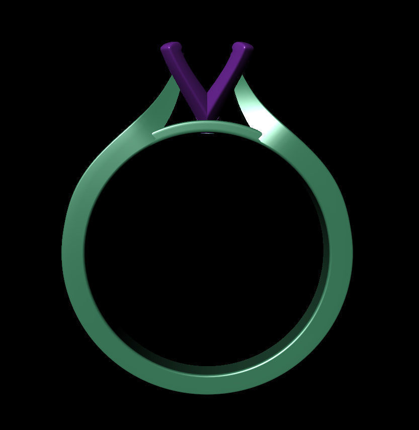 Round 0-75-CT Flat Profile Round Shank Width 2-90mm 3D print model_10