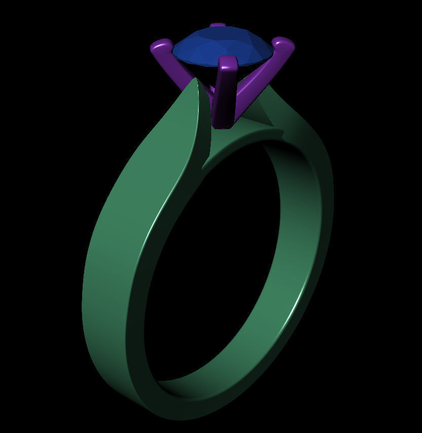 Round 0-75-CT Flat Profile Round Shank Width 2-90mm 3D print model_11