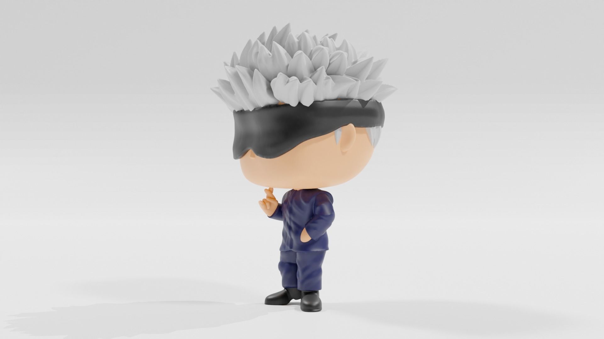Satoru Gojo funko pop from Jujutsu Kaisen 3D print model_2