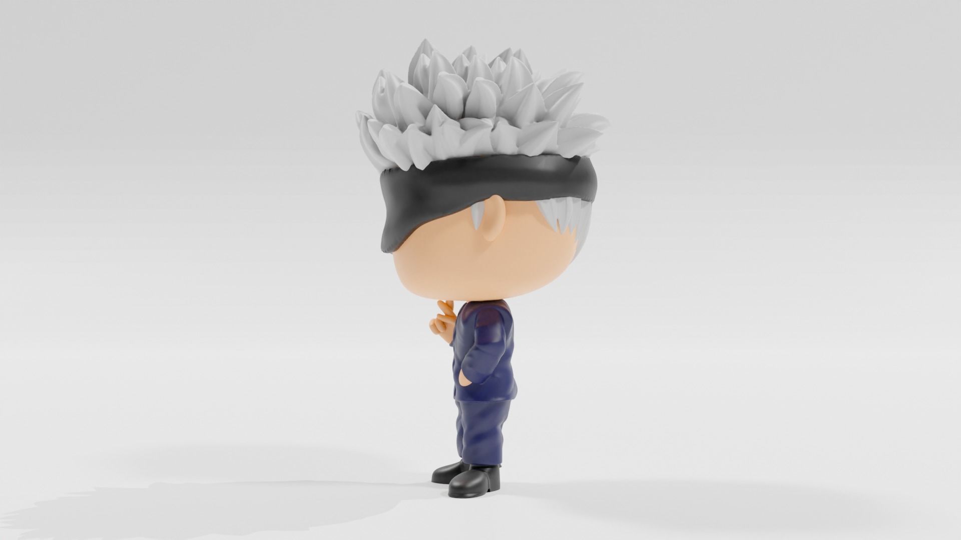 Satoru Gojo funko pop from Jujutsu Kaisen 3D print model_1