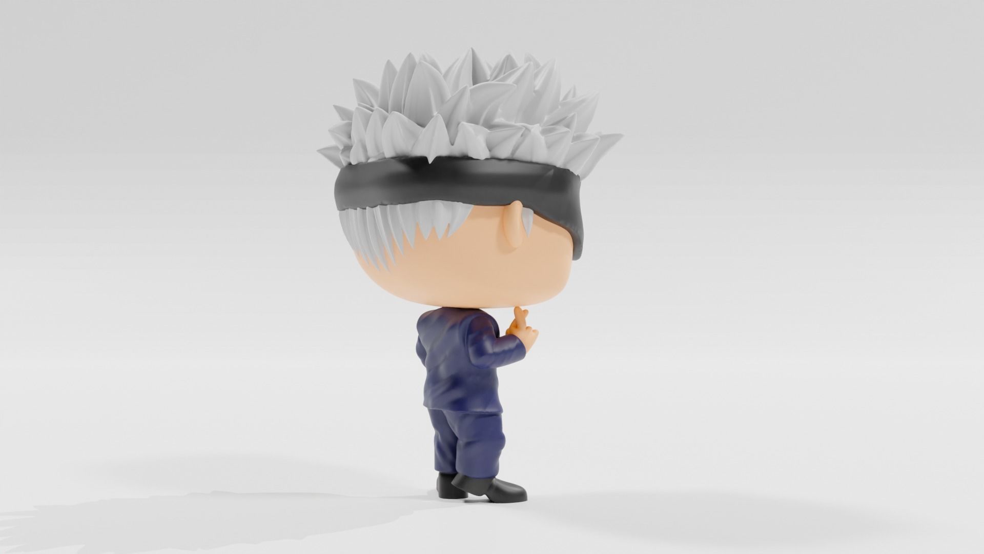 Satoru Gojo funko pop from Jujutsu Kaisen 3D print model_11